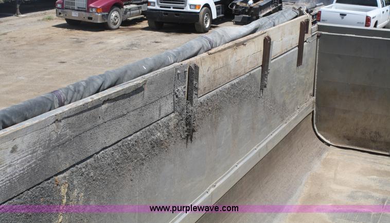 image for item B6953 1985 Fruehauf aluminum end dump trailer