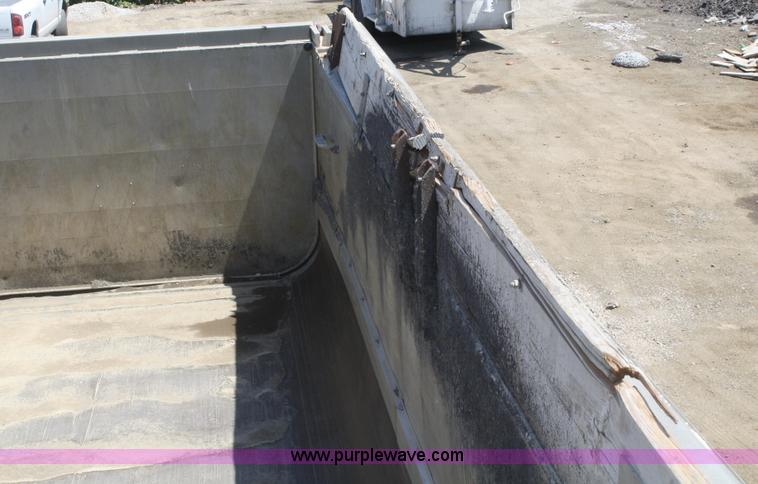 image for item B6953 1985 Fruehauf aluminum end dump trailer