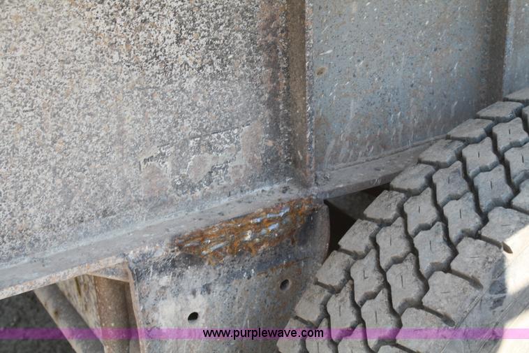 image for item B6953 1985 Fruehauf aluminum end dump trailer