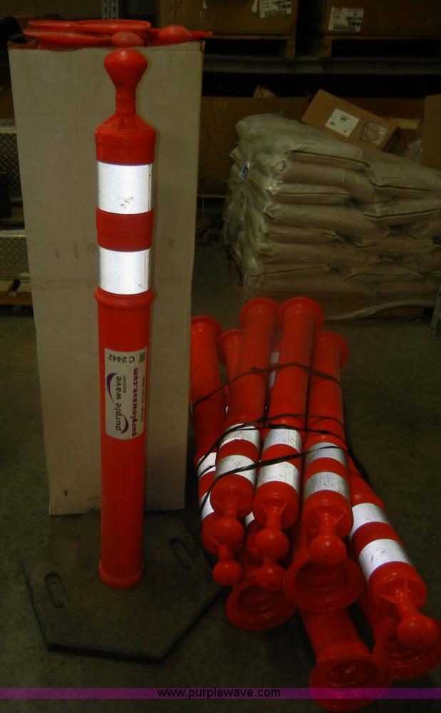 image for item C2442 (20) 46" safety cones and bases