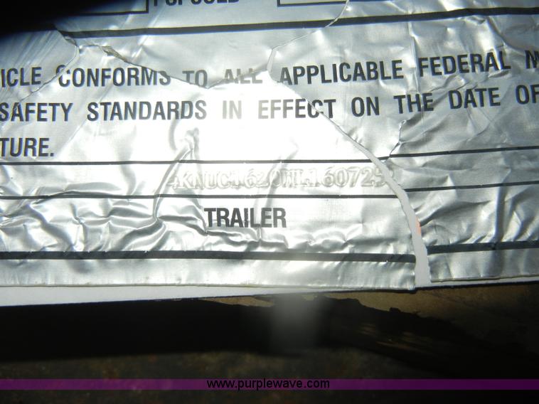 image for item D4742 1998 Towmaster C-10 trailer