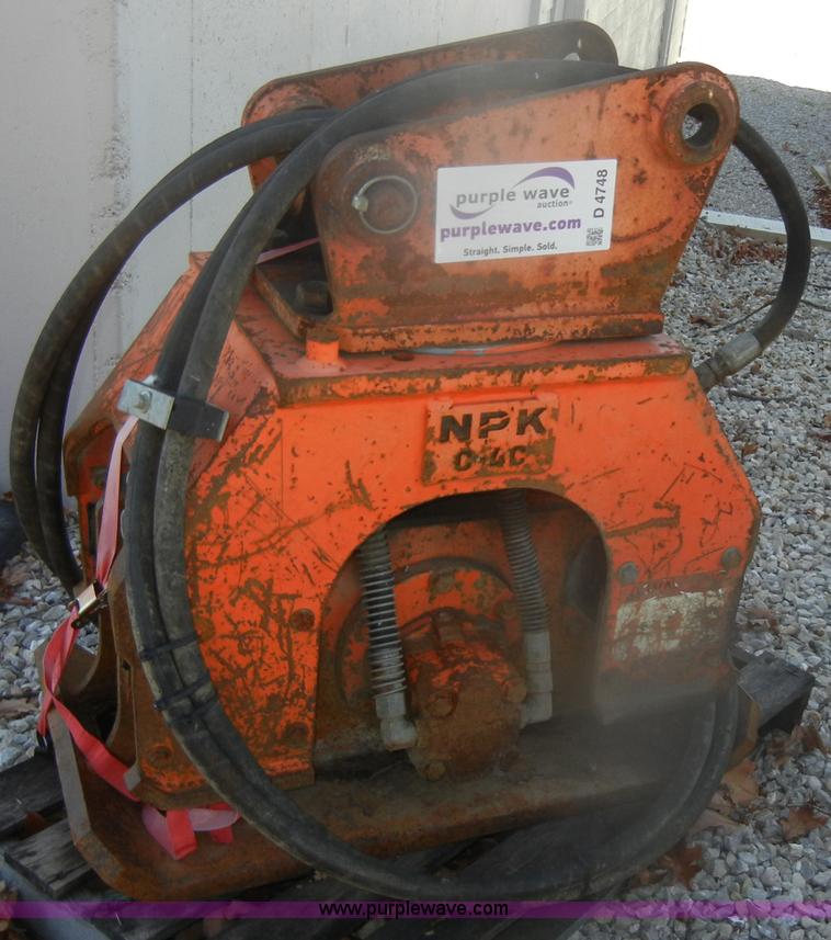 image for item D4748 NPK C4C compactor plate