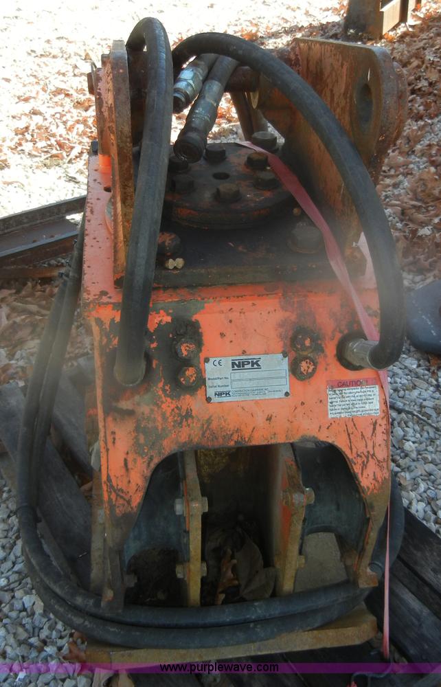 image for item D4748 NPK C4C compactor plate