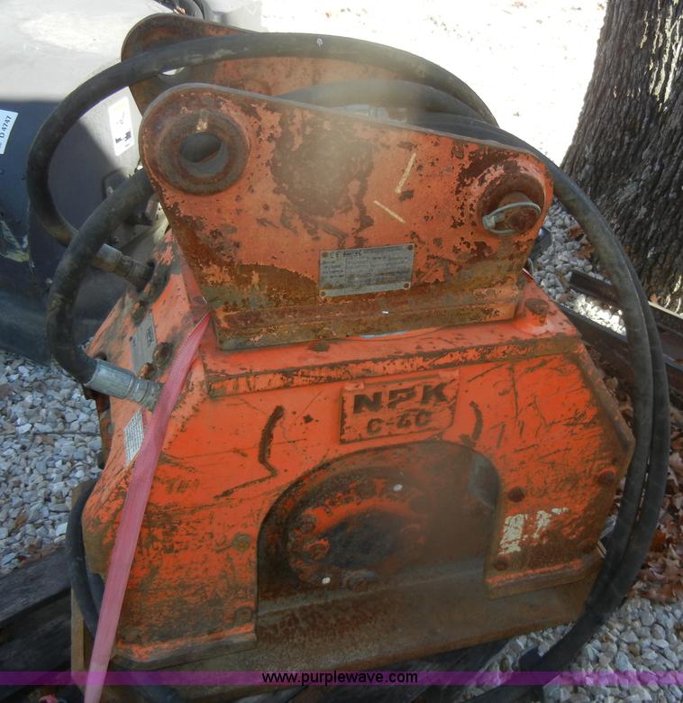 image for item D4748 NPK C4C compactor plate