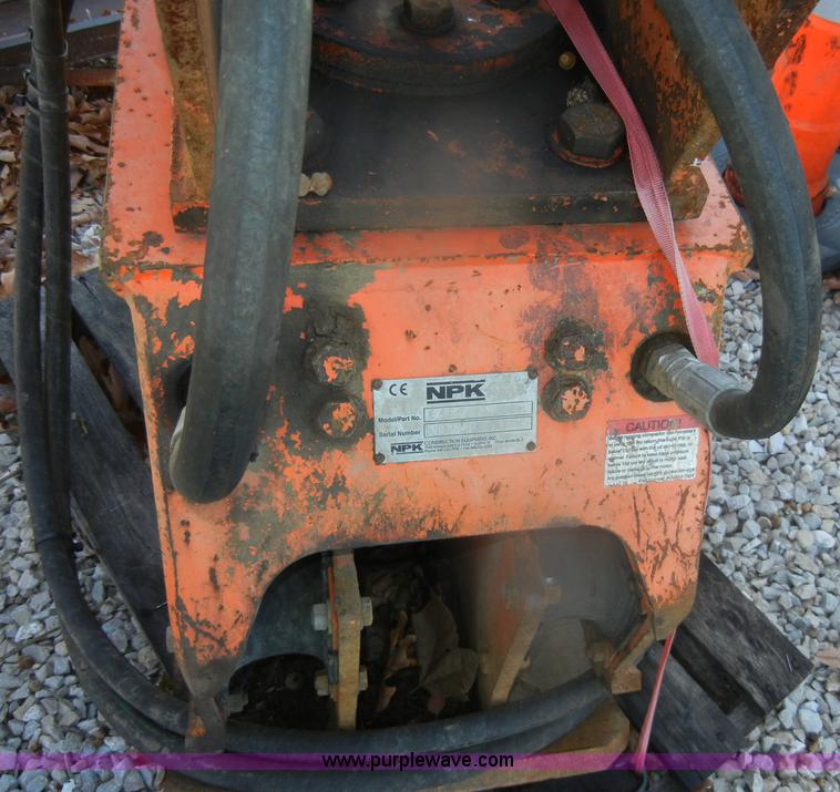 image for item D4748 NPK C4C compactor plate