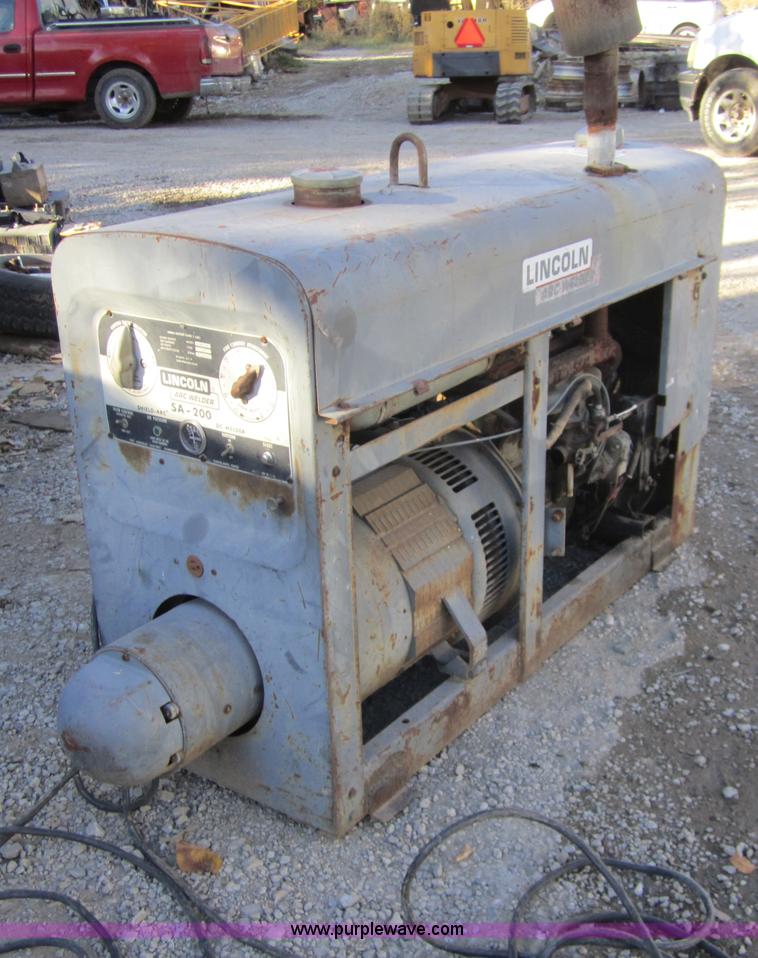 image for item D5726 Lincoln SD-200 arc welder