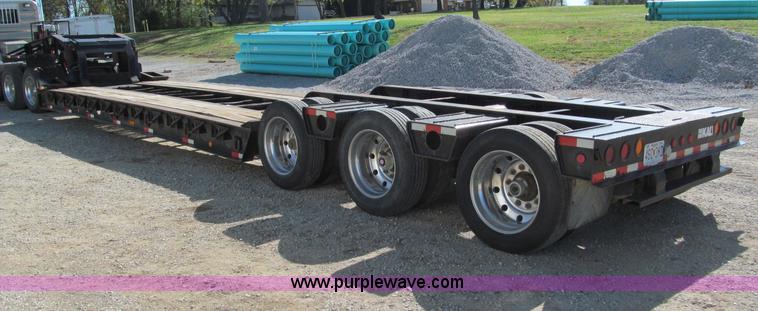 image for item E5686 1994 Katyn 50' triple axle lowboy trailer
