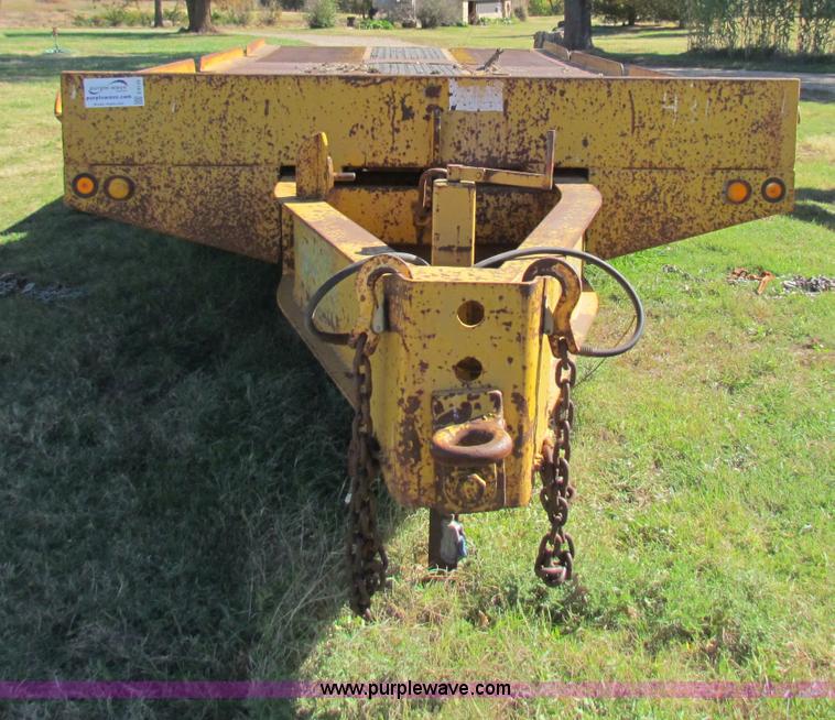 image for item E8145 1987 Tilt deck equipment trailer