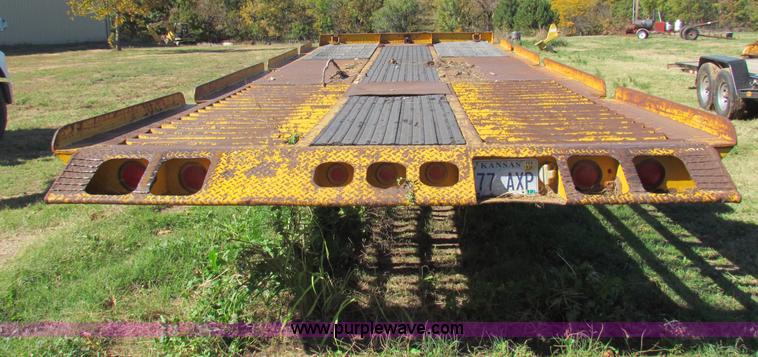 image for item E8145 1987 Tilt deck equipment trailer