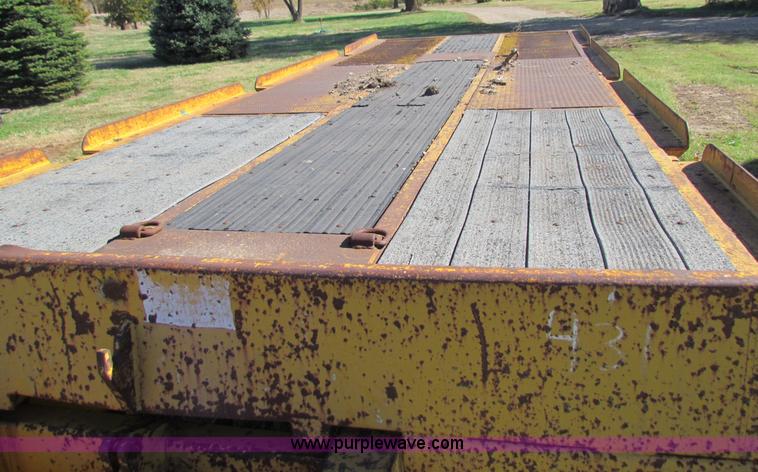 image for item E8145 1987 Tilt deck equipment trailer