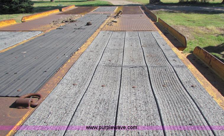 image for item E8145 1987 Tilt deck equipment trailer