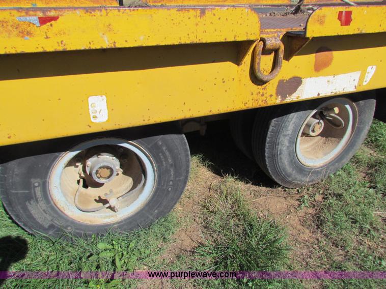 image for item E8145 1987 Tilt deck equipment trailer