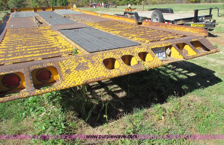 image for item E8145 1987 Tilt deck equipment trailer