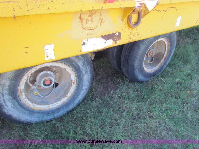 image for item E8145 1987 Tilt deck equipment trailer