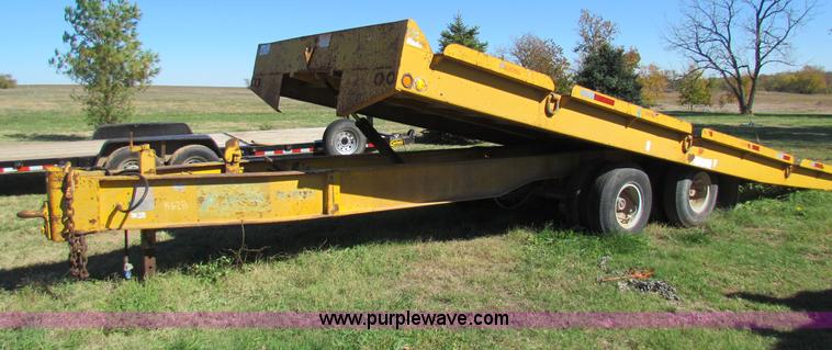 image for item E8145 1987 Tilt deck equipment trailer