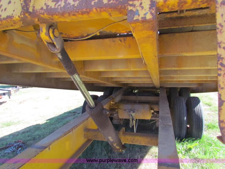image for item E8145 1987 Tilt deck equipment trailer
