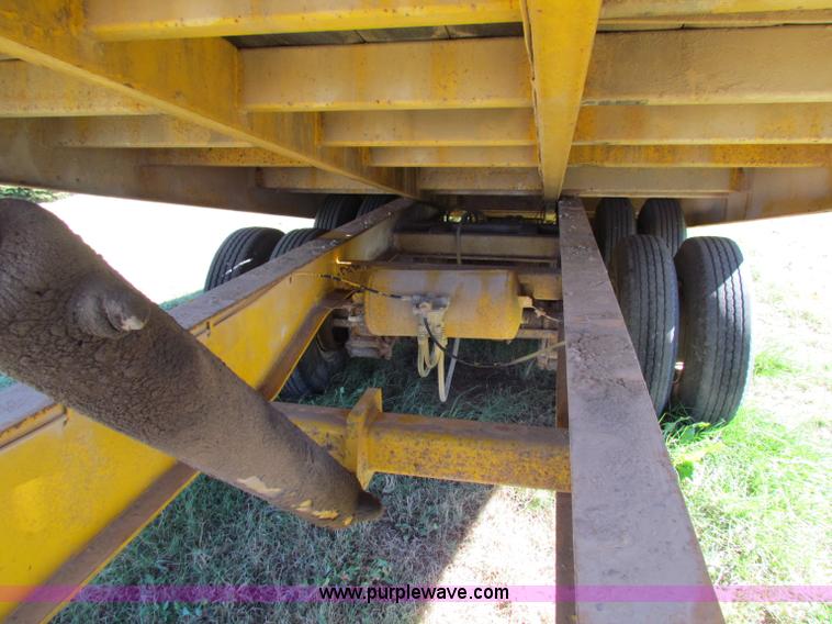image for item E8145 1987 Tilt deck equipment trailer