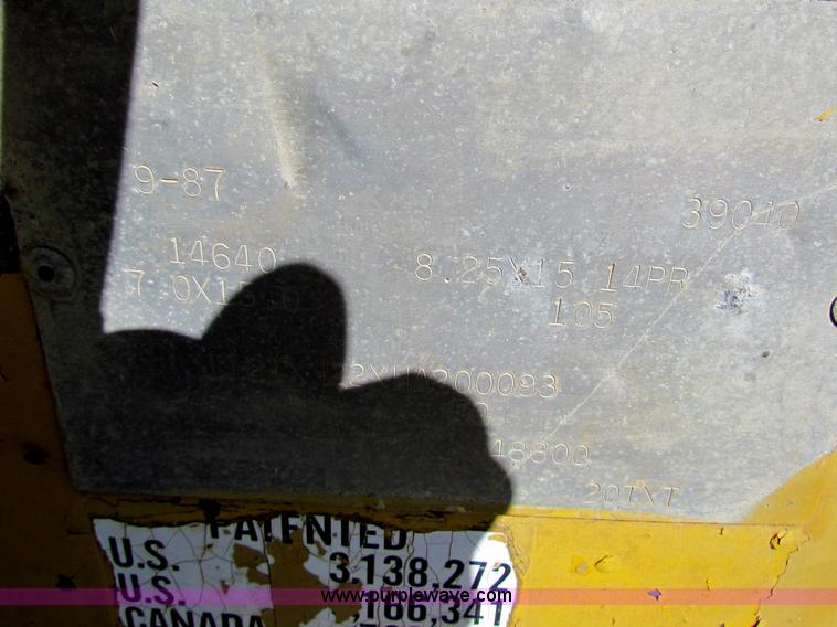 image for item E8145 1987 Tilt deck equipment trailer