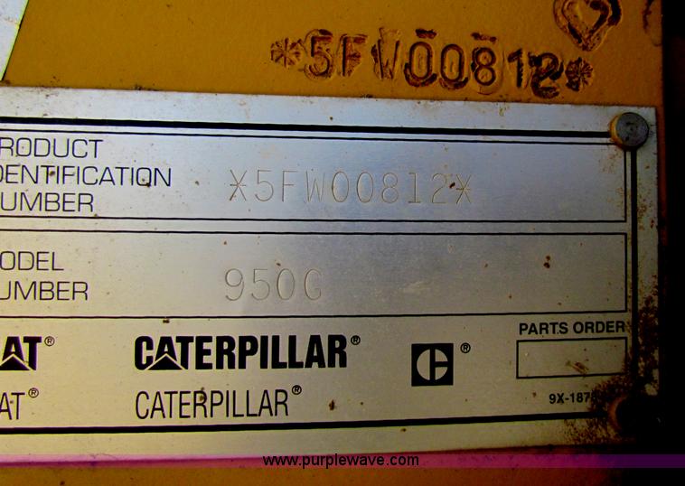 image for item E8169 1999 Caterpillar 950G wheel loader