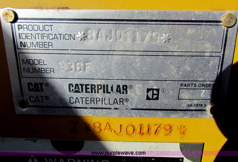 image for item E8172 1993 Caterpillar 936F articulated wheel loader