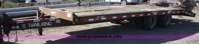 image for item F2706 1998 Trail King TK40LP-260 flatbed trailer