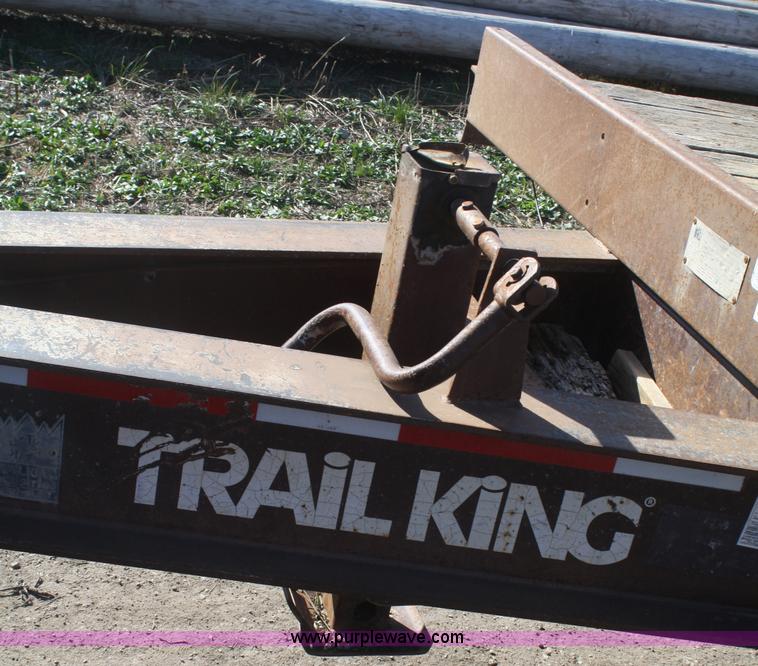 image for item F2706 1998 Trail King TK40LP-260 flatbed trailer