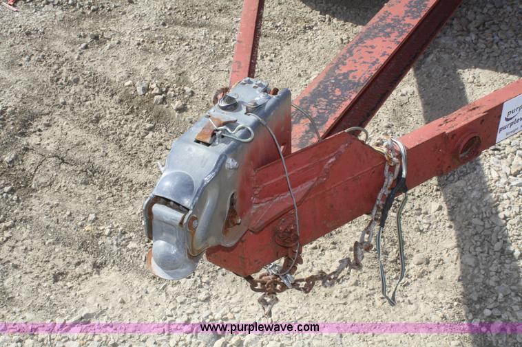 image for item F2742 1998 shop built double axle skid steer trailer