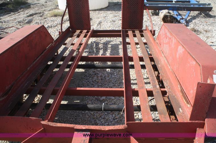 image for item F2742 1998 shop built double axle skid steer trailer