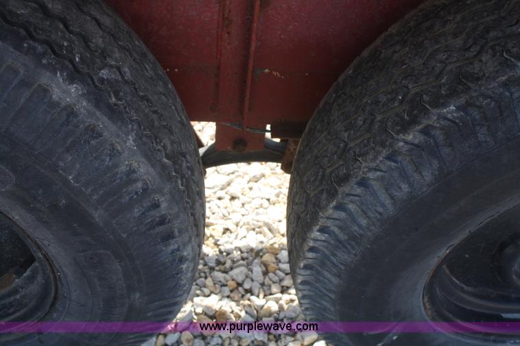 image for item F2742 1998 shop built double axle skid steer trailer