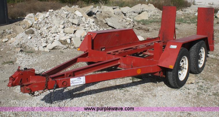image for item F2743 1993 JFW double axle skid steer trailer