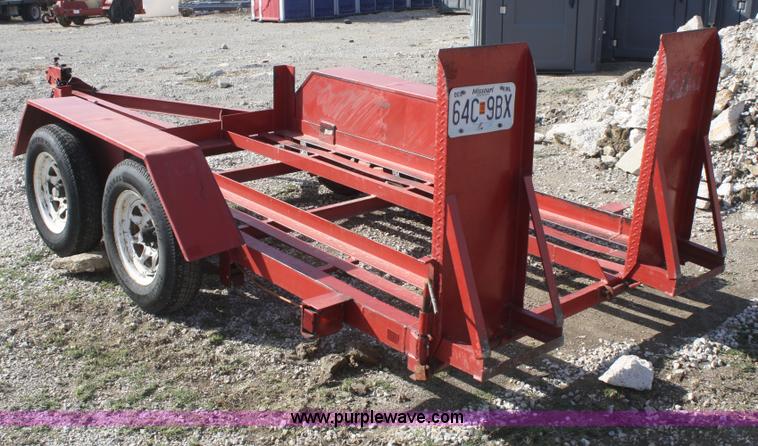 image for item F2743 1993 JFW double axle skid steer trailer