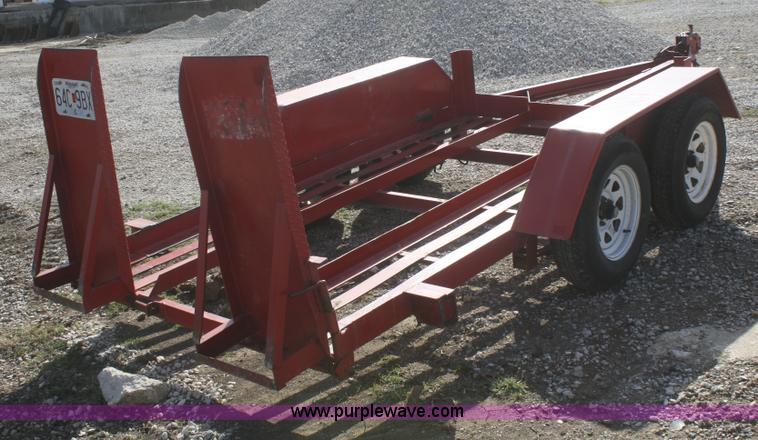 image for item F2743 1993 JFW double axle skid steer trailer