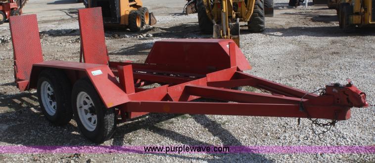 image for item F2743 1993 JFW double axle skid steer trailer