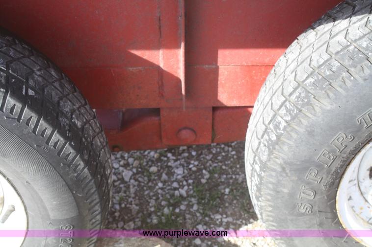 image for item F2743 1993 JFW double axle skid steer trailer