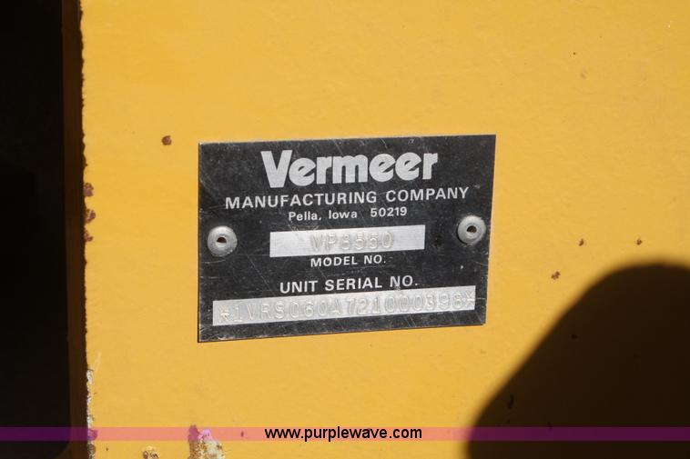 image for item F2747 Vermeer V8550A cable plow