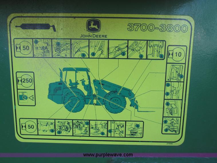 image for item F4013 2004 John Deere 3800  articulated telehandler