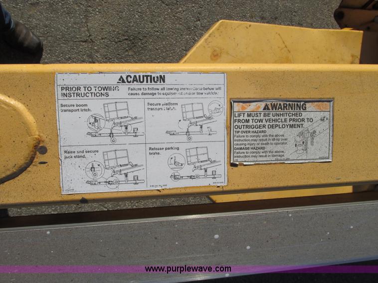 image for item F4029 2007 Bil-jax 3632T pull behind man lift