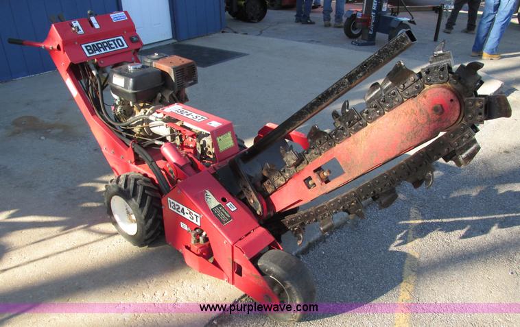 image for item F4030 2006 Barreto 1324-ST walk behind trencher