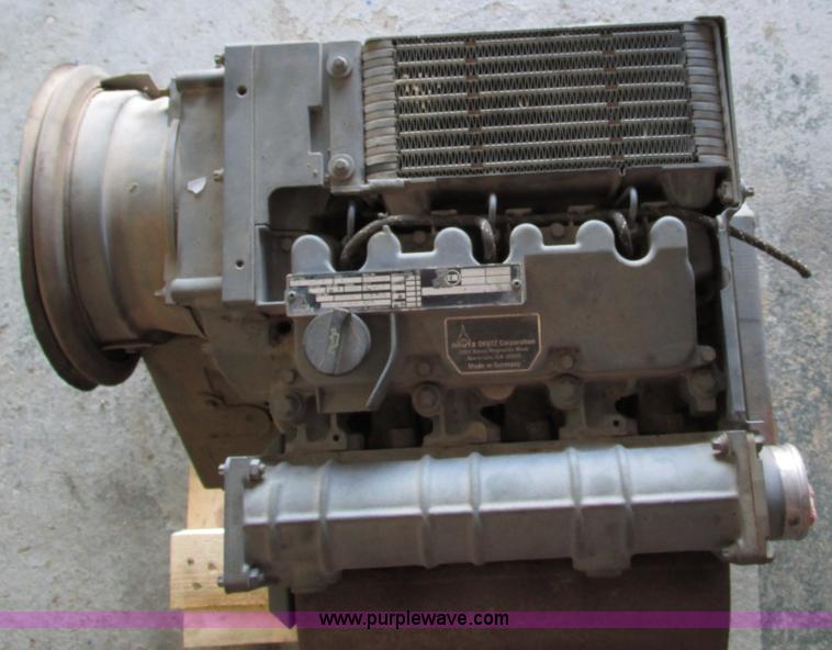 image for item F4031 Deutz three cylinder diesel engine engine