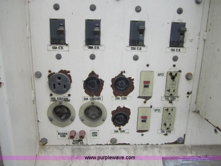 image for item F6538 1995 Caterpillar 125 kW generator