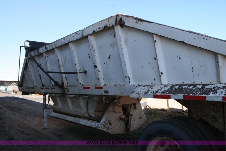 image for item G5541 1982 Fruehauf belly dump trailer