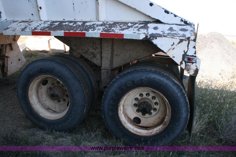 image for item G5541 1982 Fruehauf belly dump trailer