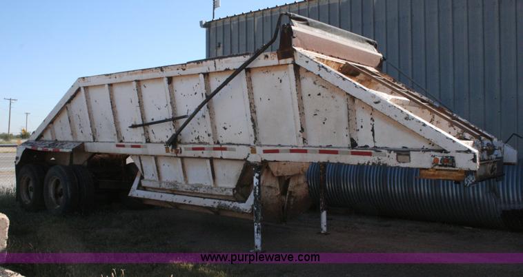 image for item G5541 1982 Fruehauf belly dump trailer