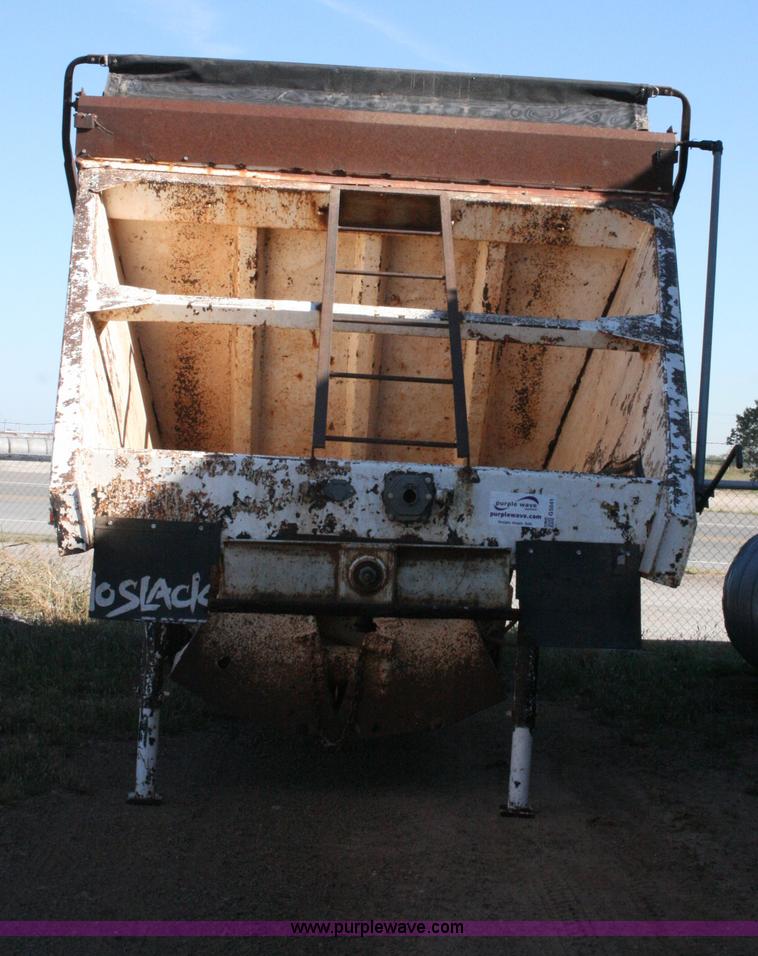 image for item G5541 1982 Fruehauf belly dump trailer