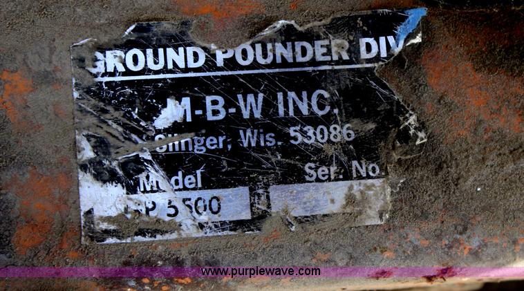 image for item U9704 MBW GP5500 vibratory plate compactor