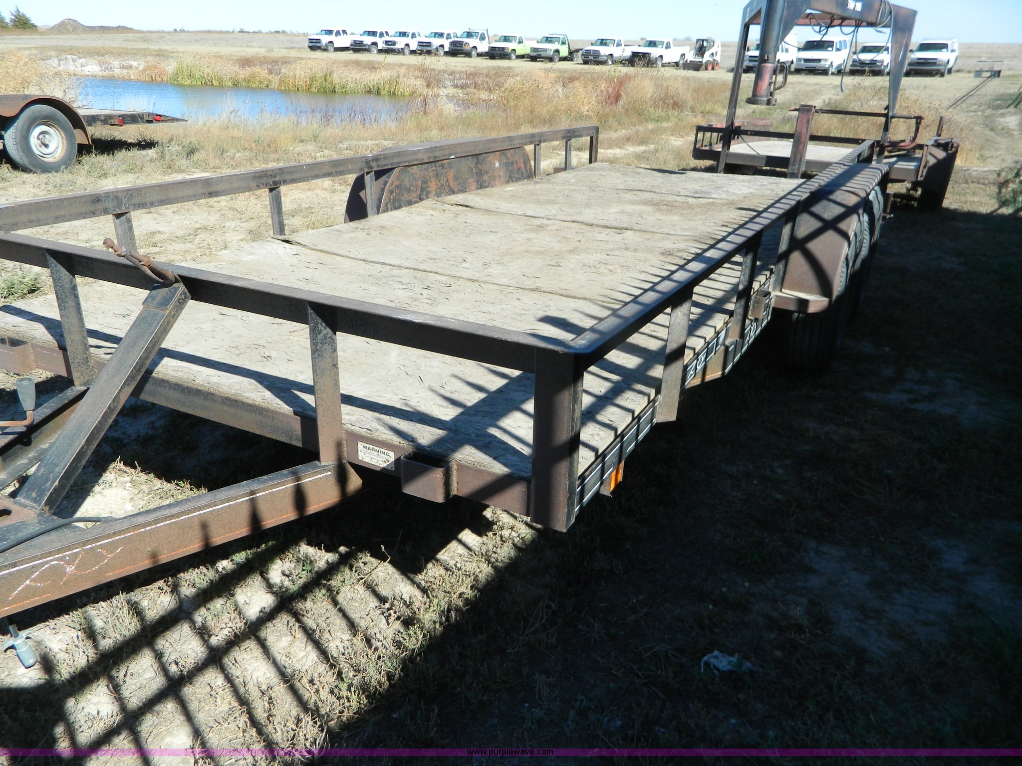 1999 J&J 16' x 8' trailer in Hays, KS Item B3947 sold Purple Wave