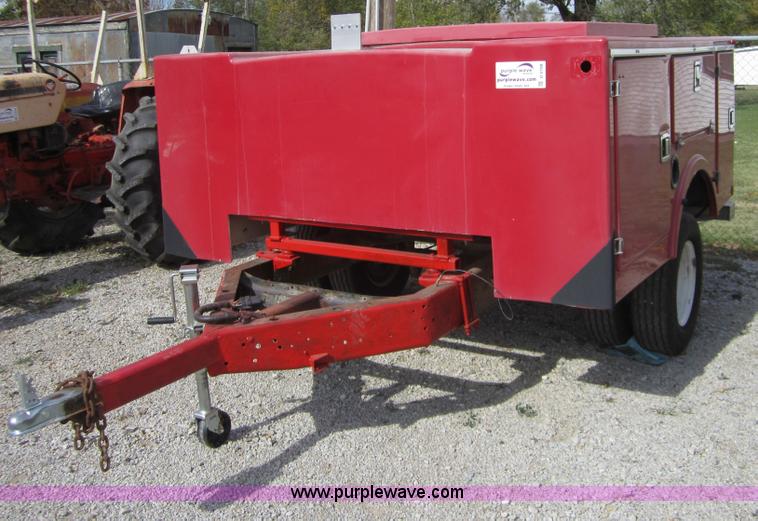 image for item D5708 2012 Shop built utility bed trailer