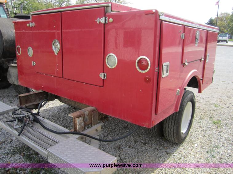 image for item D5708 2012 Shop built utility bed trailer