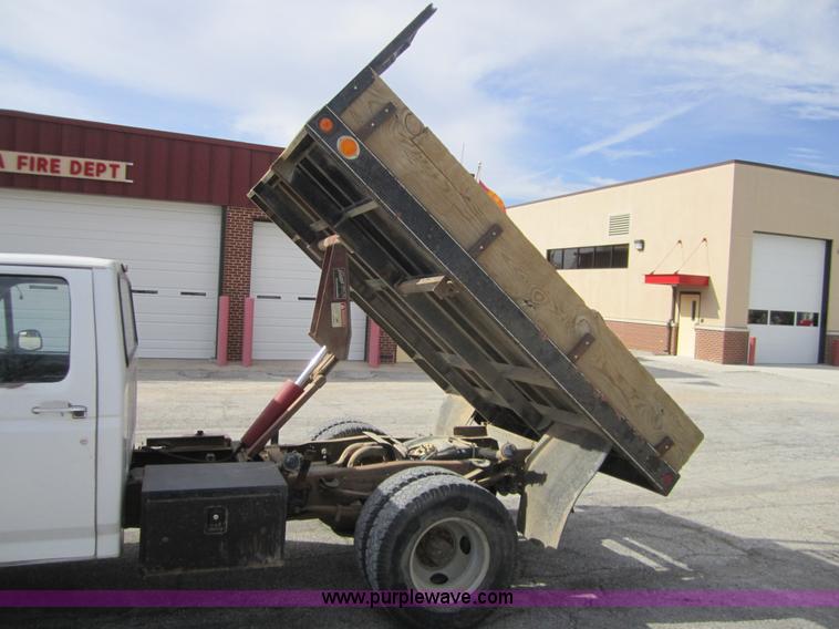 image for item D5711 1993 Ford F350 dump bed pickup truck