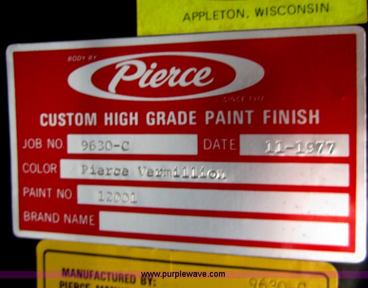 image for item D5714 1977 Ford F756 fire truck